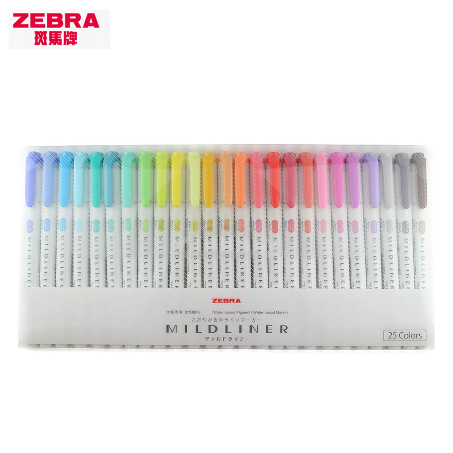 Zebra Pen Mildliner - Zebra Full 35/25 สี Mildliner Highlighters
