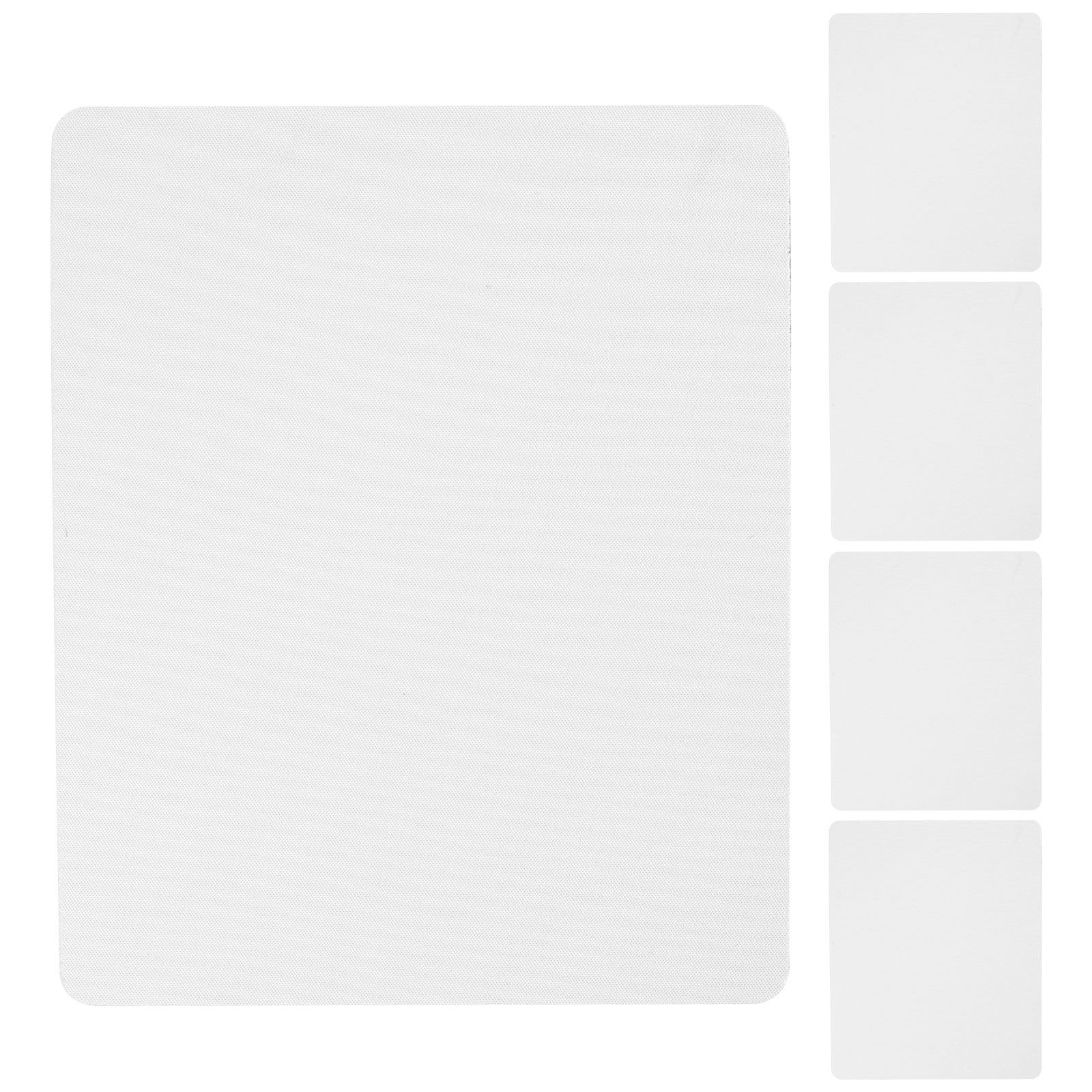 Mouse Pad Blank Sublimation - แผ่นรองเมาส์สำหรับการพิมพ์ซับลิเมชัน 5 ชิ้น ฐานยางคุณภาพสูง พื้นผิวเรียบลื่น ให้ความสะดวกสบาย