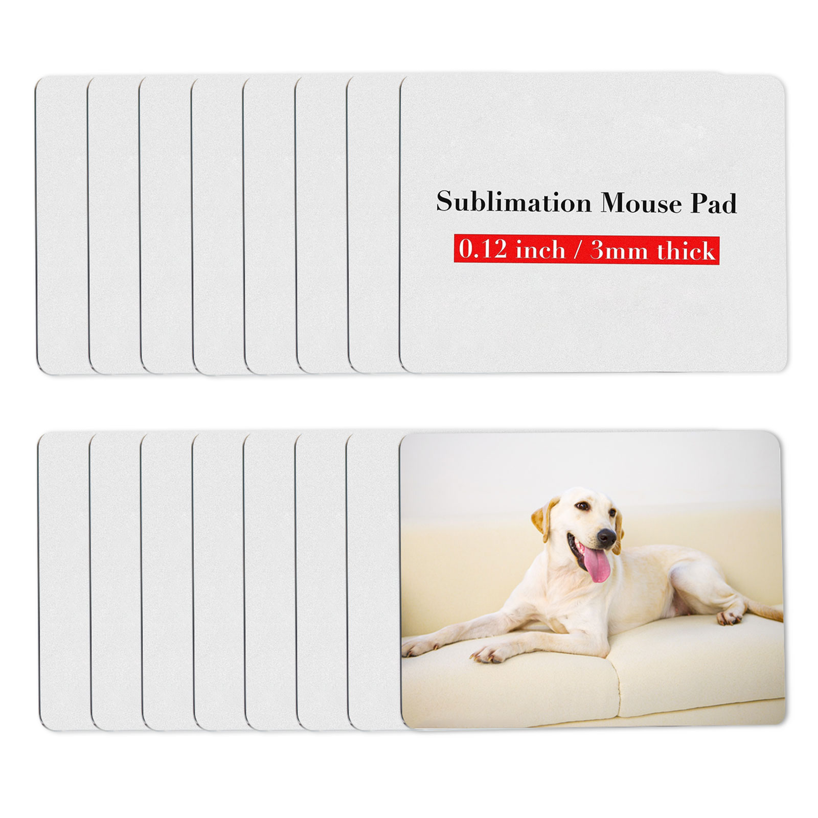 Mouse Pad Blank Sublimation - 8pcs ระเหิดแผ่น Pad เปล่า Mousepad สําหรับระเหิดความร้อนการพิมพ์หัตถกรรมไม่ลื่น