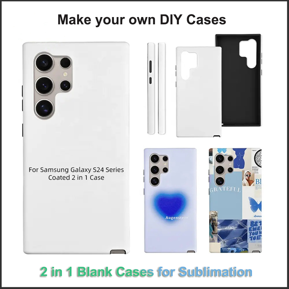 Phone Case Blank Print - 5pcs เคลือบ 2 ใน 1 โทรศัพท์เปล่าสําหรับ