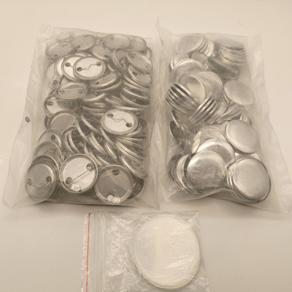 Button Badge Blank - 2022ใหม่วัสดุ25-58มม.โลหะกลับ DIY Badge Pins เปล่าดิบวัสดุ Pins