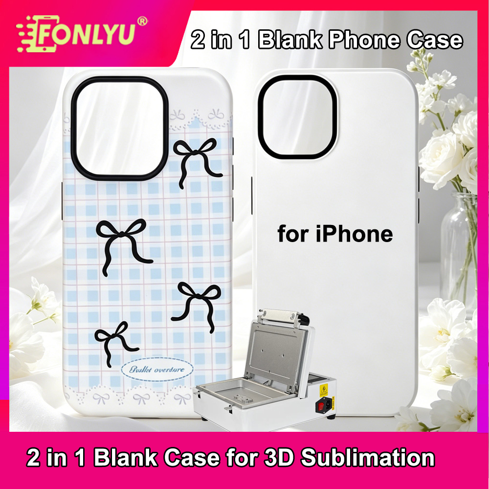 Phone Case Blank Print - เคสโทรศัพท์เปล่าสำหรับพิมพ์ลายแบบซับลิเมชั่น FONLYU 2 in 1 สำหรับ