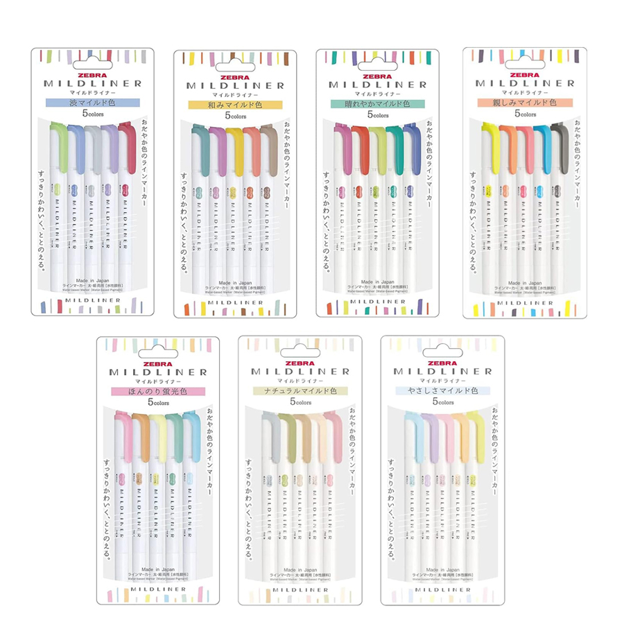 Zebra Mildliner Highlighter Pa - Zebra Pen Mildliner บทวิจารณ์และราคา