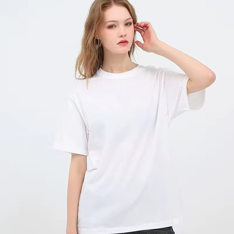 เสื้อยืดโอเวอร์ไซส์ผ้าฝ้ายแท้  - Dtg Shirt Blank บทวิจารณ์และราคา