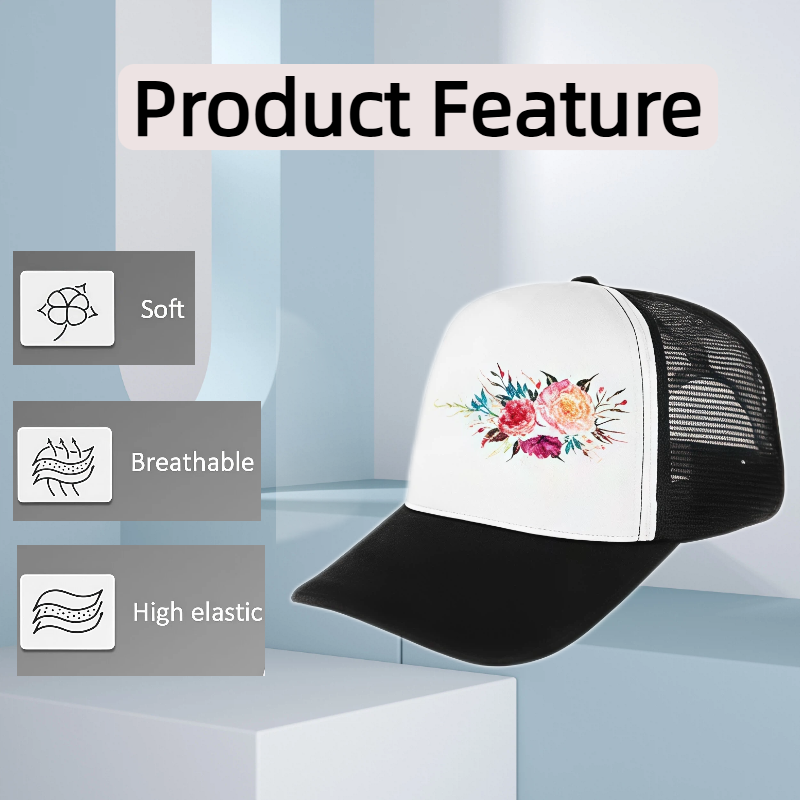 หมวกแก๊ปตาข่ายแบบ sublimation  - Hat Sublimation Blank บทวิจารณ์และราคา