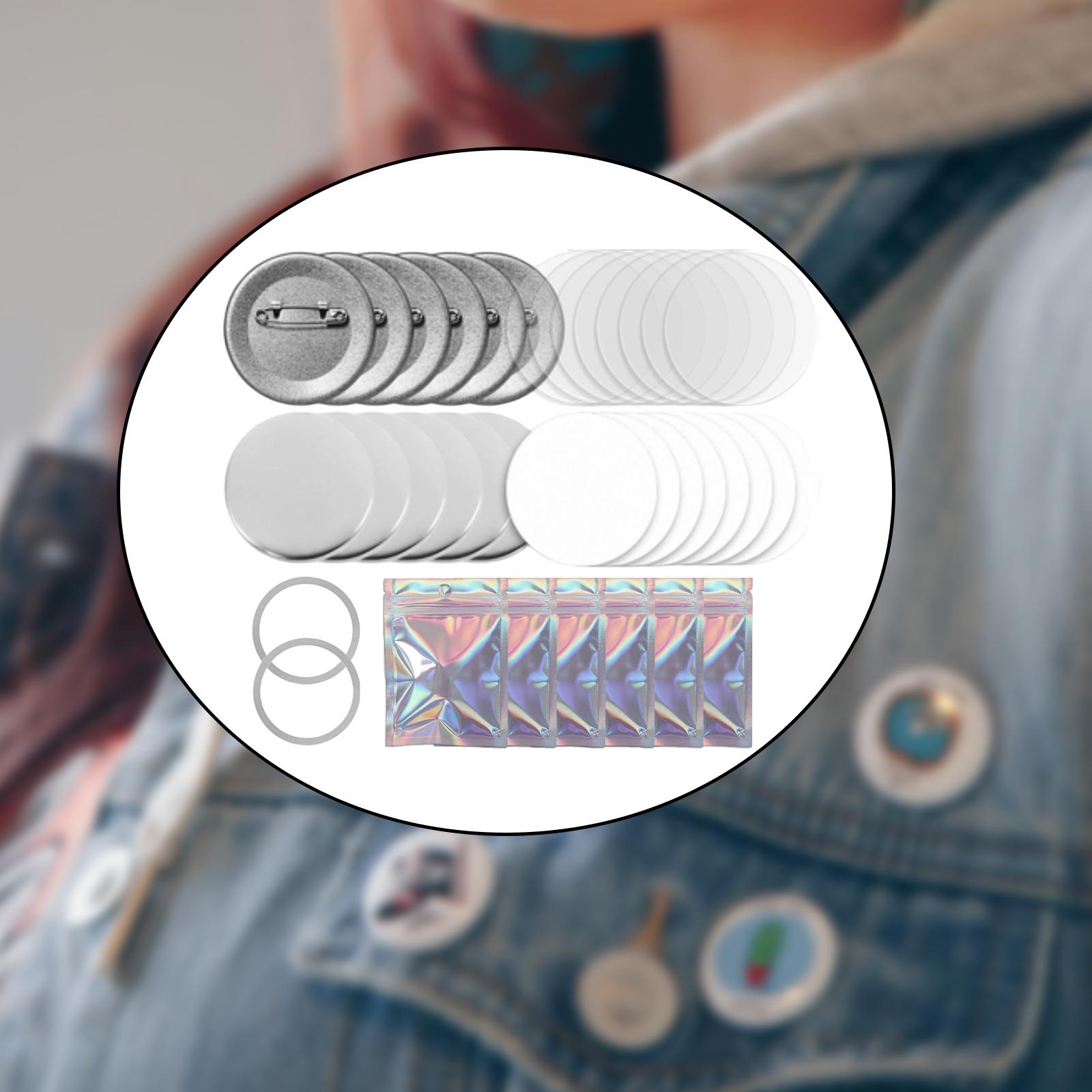 ชุดอุปกรณ์ทำป้ายติดเสื้อโลหะ พ - Button Badge Blank บทวิจารณ์และราคา