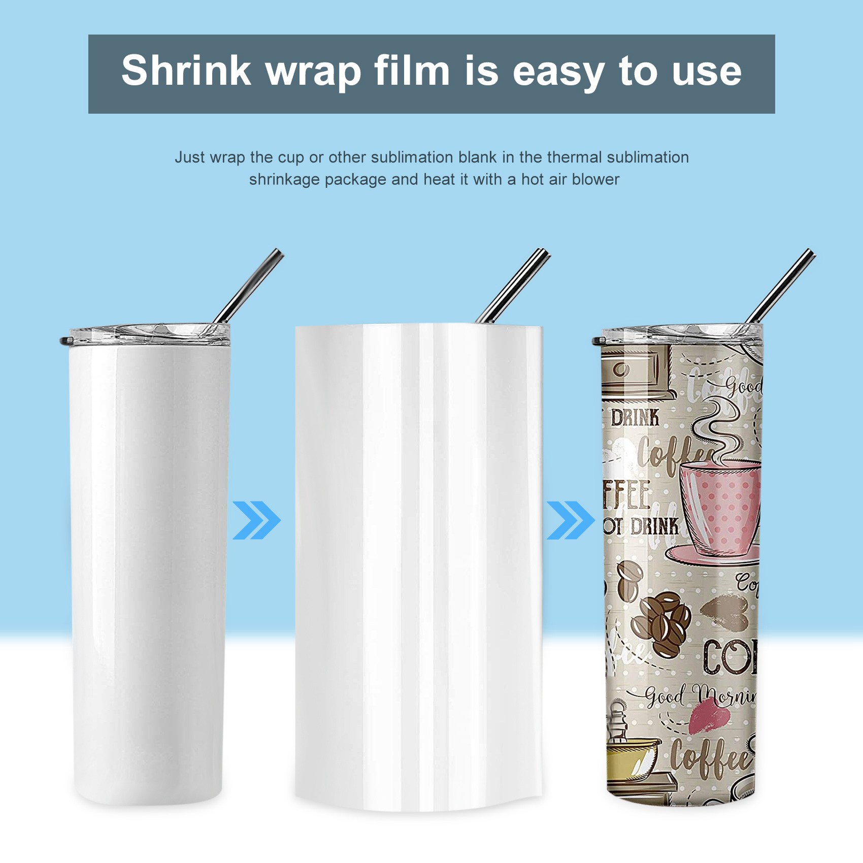 ฟิล์มหดแบบซับลิเมชั่น FTGT 30  - Sublimation Mug White บทวิจารณ์และราคา