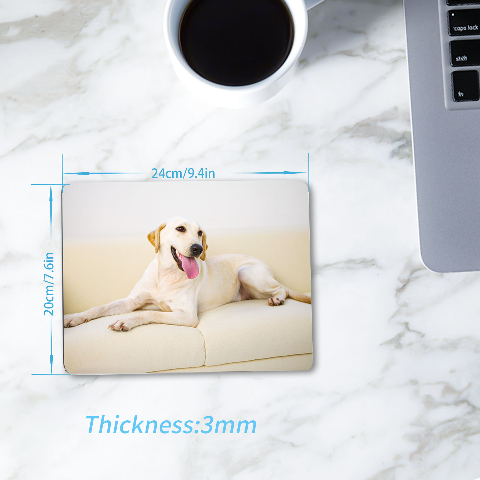 8pcs ระเหิดแผ่น Pad เปล่า Mous - Mouse Pad Blank Sublimation บทวิจารณ์และราคา