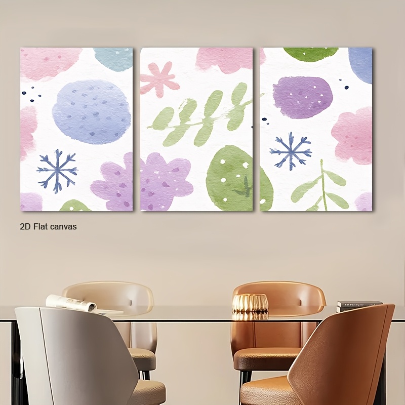 ภาพพิมพ์บนผ้าใบไร้กรอบ 3 ชิ้น  - Canvas Wrap Ready บทวิจารณ์และราคา